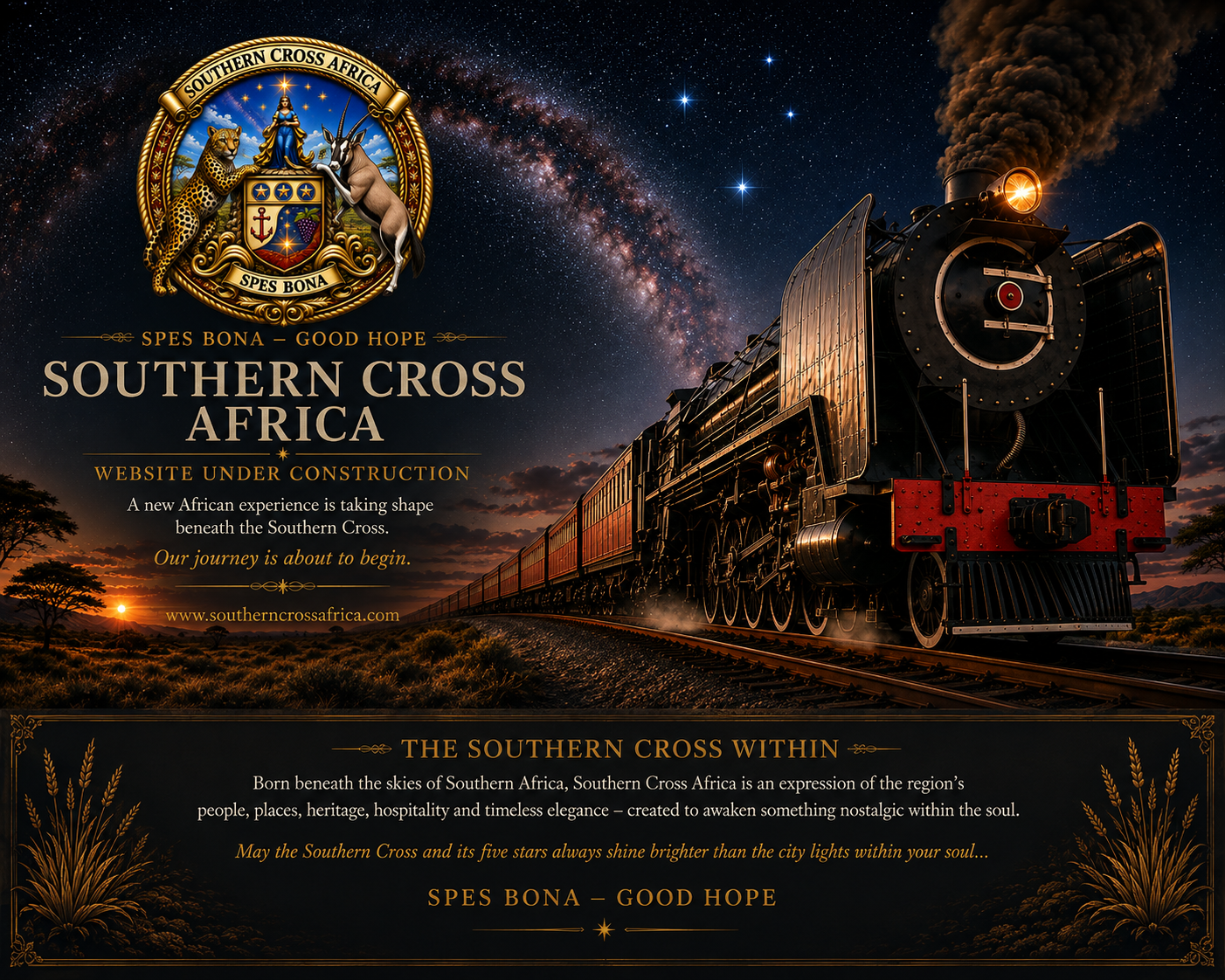 Southern Cross Africa website under construction